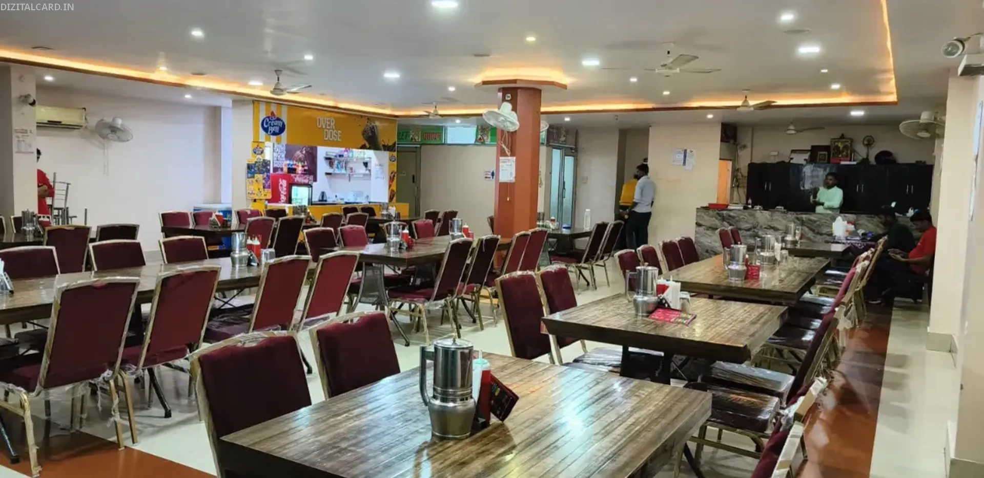 Om Plaza Restaurant Inside View