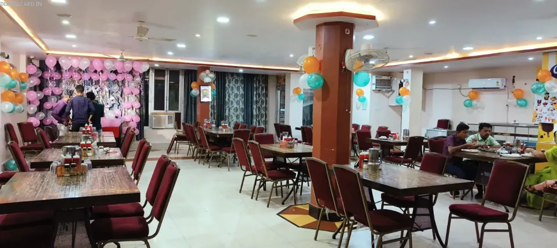 Om Plaza Restaurant Inside View