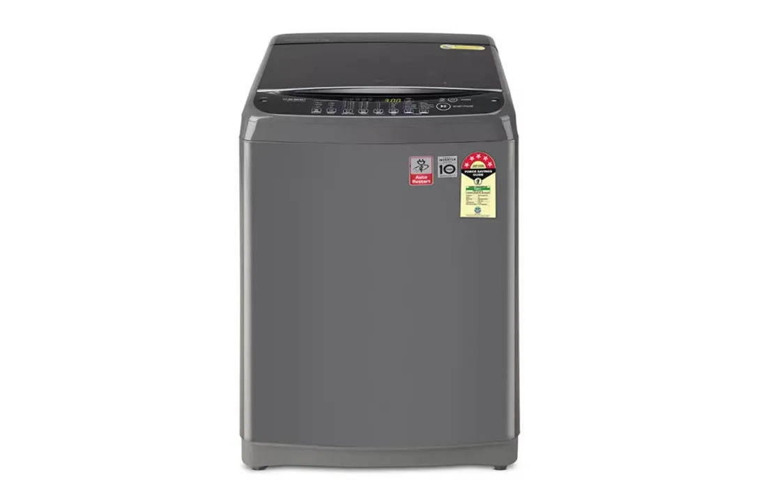 LG 9.0 Kg Top Load Washing Machine with Auto Tub Clean (T90AJMB1Z), Color : Middle Black
