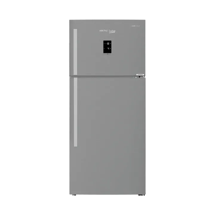 VOLTAS.beko 533L 1 Star High End Frost Free Double Door Refrigerator (Inox Look) RFF533IF