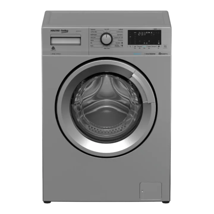VOLTAS-BEKO 6.5 kg Fully Automatic Front Loading Washing Machine GRAY (WFL6512VTSS)