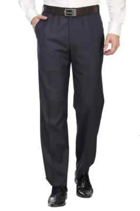 Mouse grey formal pant , uncrushable fabric