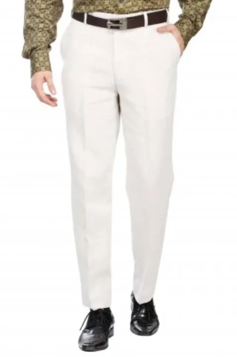 Cream colour Super fine fabric, linen trouser