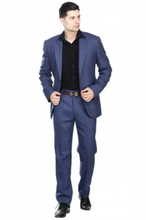 German blue , pure wool suit