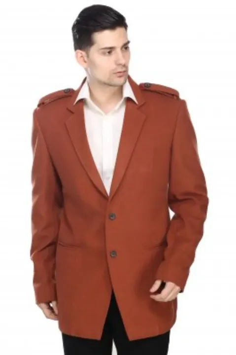 Tan middle length coat , fleece