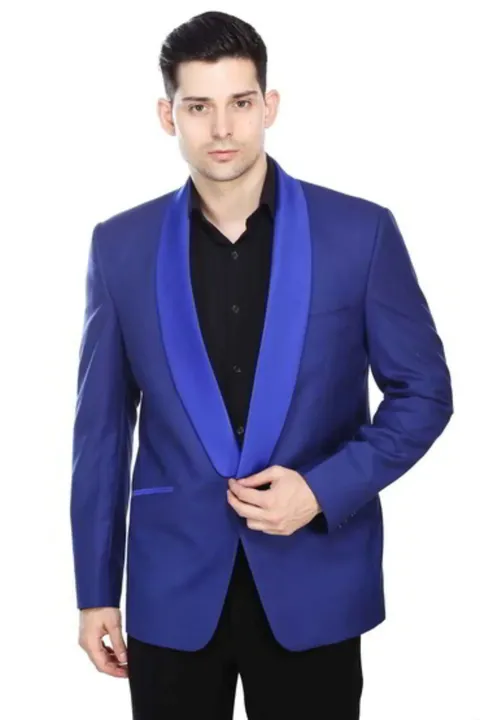 Electric blue tuxedo