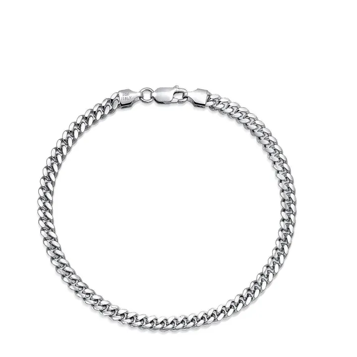 Silver men's bracelet