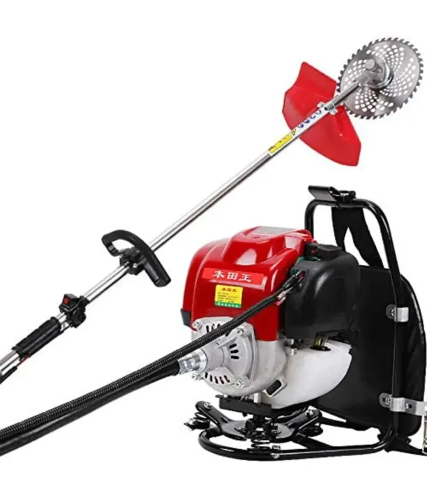 PRITHVI POWER Brush Cutter with a 4 Stroke Engine & 3 Blades (Back Pack 35cc)