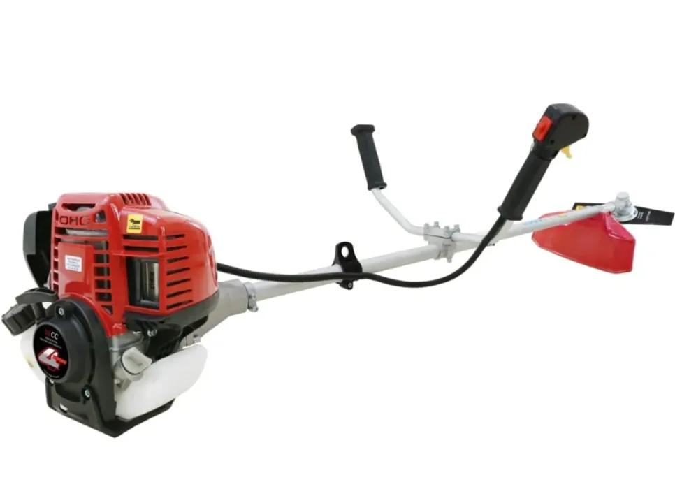 PRITHVI POWER Brush Cutter with a 4 Stroke Engine & 3 Blades (Side Pack 35cc) (35CC, Chain Saw Attachment)