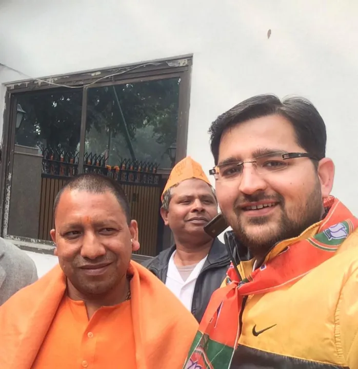 Selfie With Hon. CM Uttar Pradesh Sh Yogi Adityanath Ji