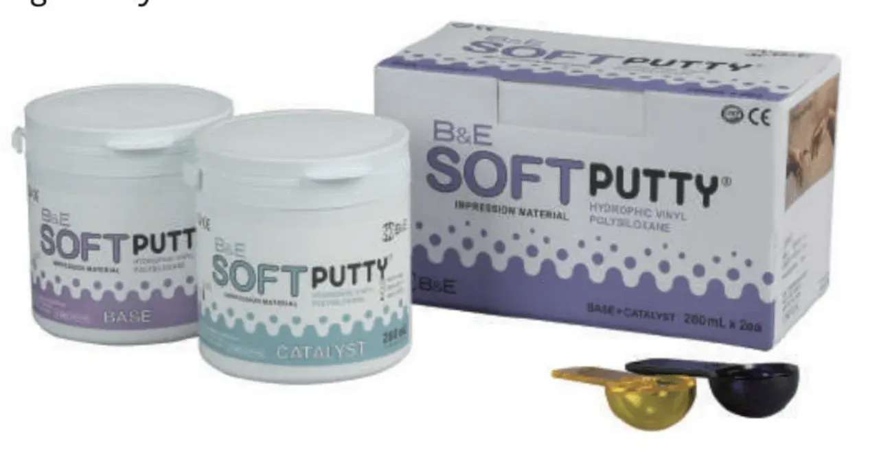 A TYPE SILICONE IMPRESSION MATERIAL HAND MIX BASE PUTTY - SOFT PUTTY (KOREAN)
