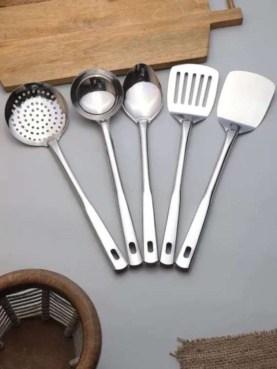 Stainless Steel Cooking & Serving Spoons
