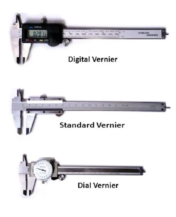 Digital Vernier & Standard Vernier & Dial Vernier
