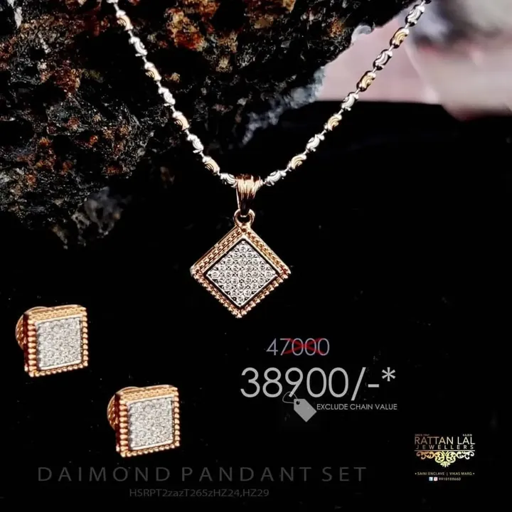 Diamond Pandant Set