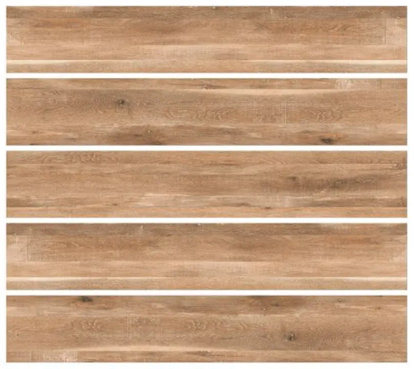 200x1200mm Wood Strip Glazed Vitrified Floor Tiles