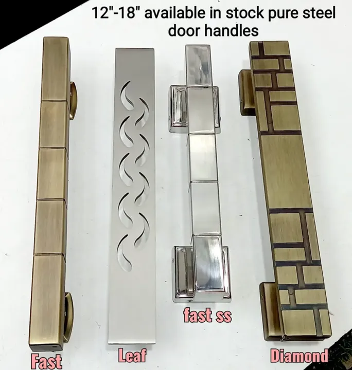 Pure Steel Door Handles (Fast, Leaf, Fast As & Diamond)