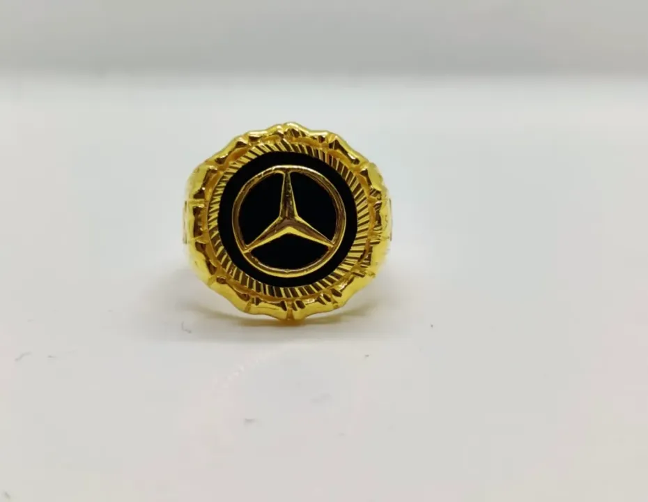GOLD MERCEDES RING