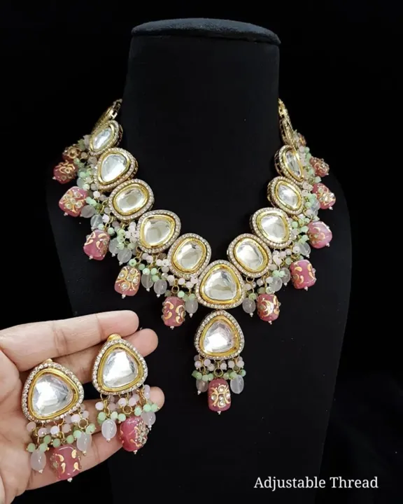 Beautiful pearl n stones mala