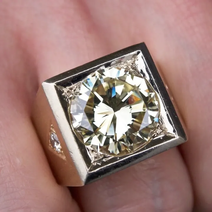 Diamond Gents Ring