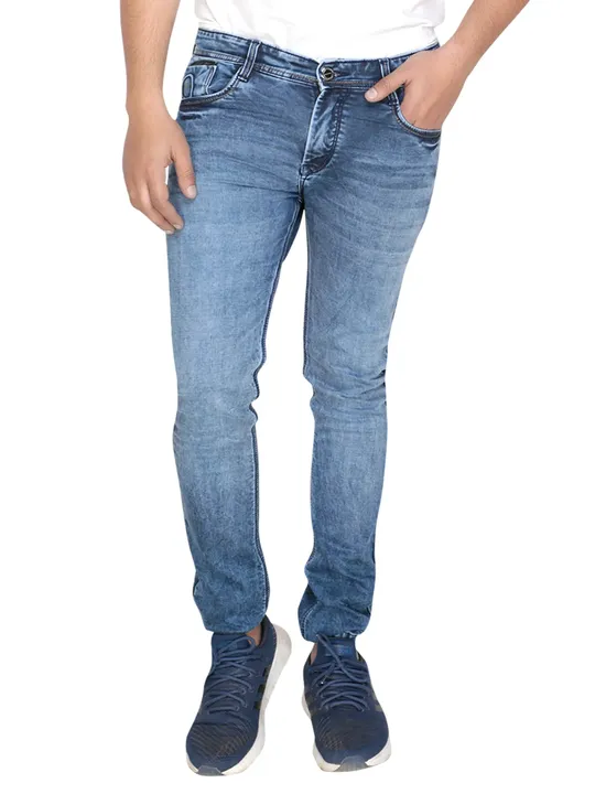 UCF Jeans Denim Light Blue Stretchable skinny fit Denim Jeans for Men