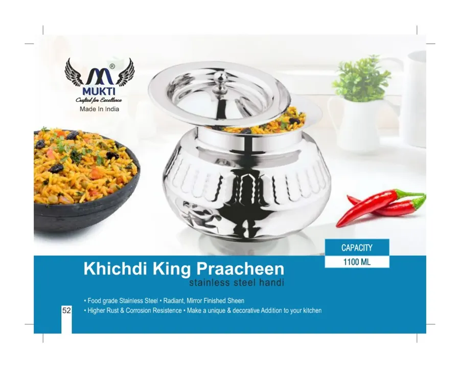 Stainless Steel Khichdi King Praacheen
