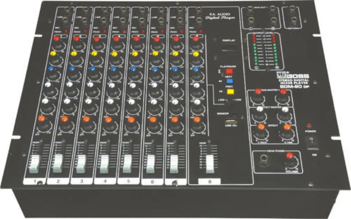 PA Digital Audio Mixer