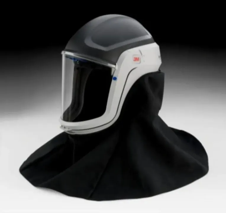 3M™ Versaflo™ Respiratory Helmet Assembly M-407, with Premium Visor and Flame Resistant Shroud