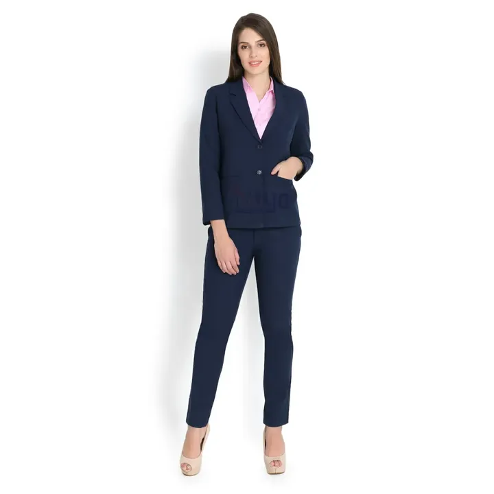 Women's Navy Blue Formal Suit