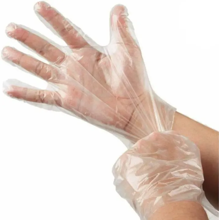 Gloves Poly Clear