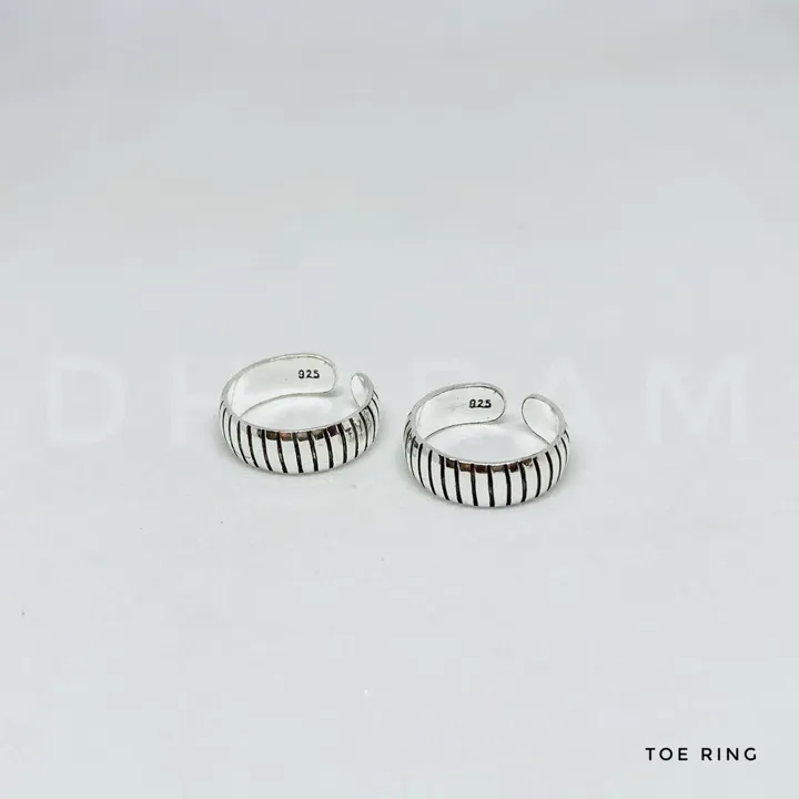 925 Pure Silver Oxodised Toe Ring