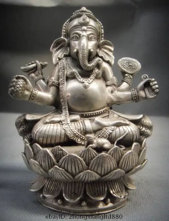 God Ganesh Silver Statue