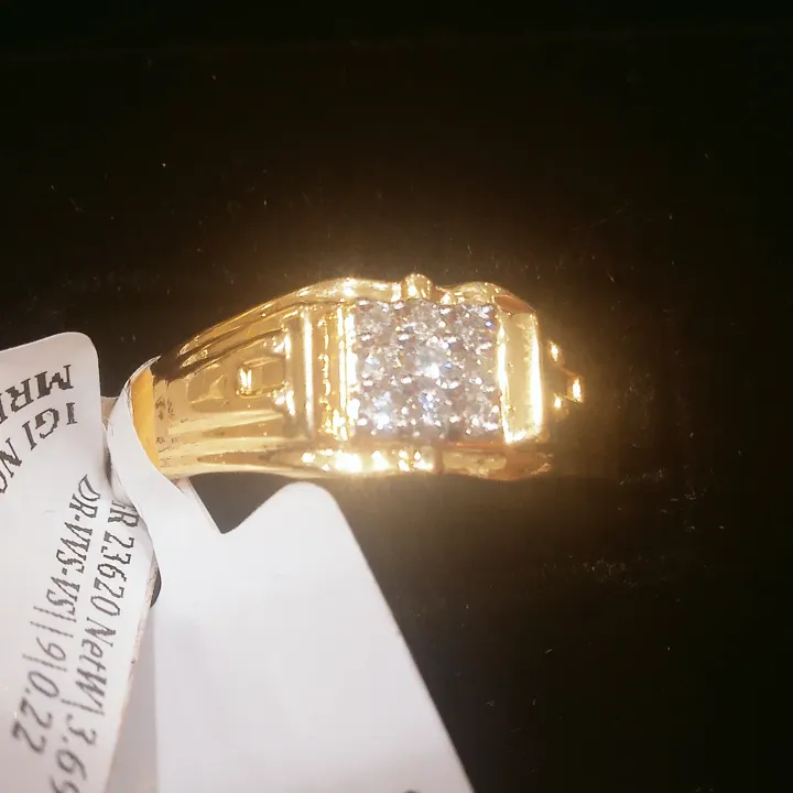 Diamond gents ring