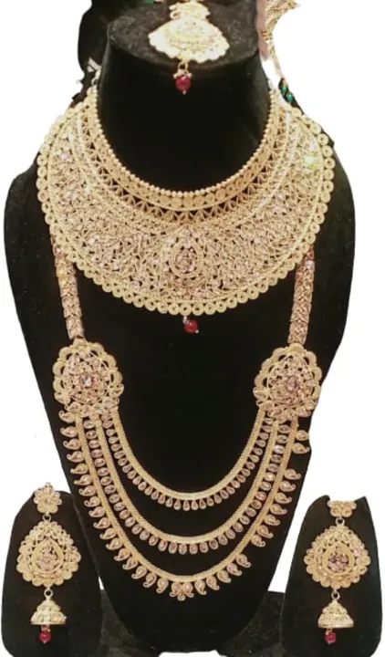Necklace Jhumka Set