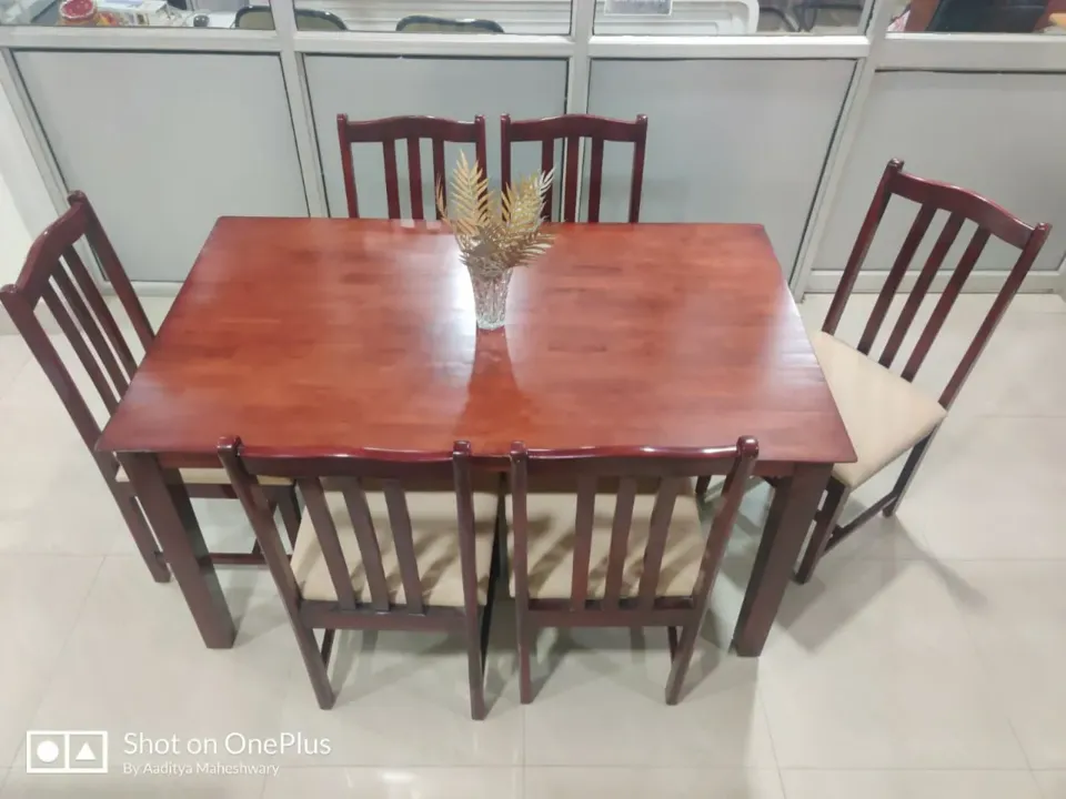 Wooden 6 Seater Dining Table