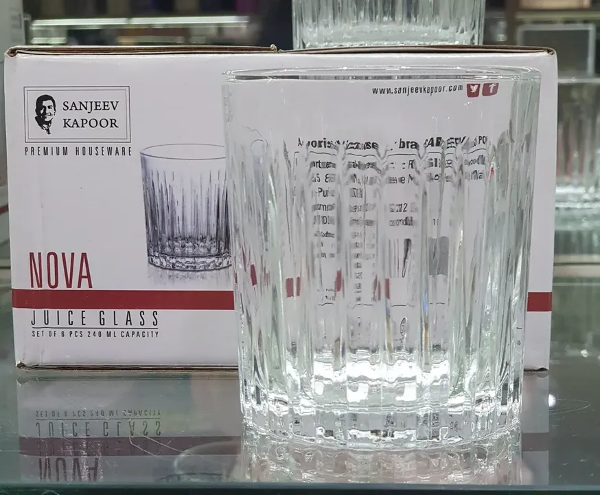 Sanjeev kapoor nova whiskey glass set of 6pcs