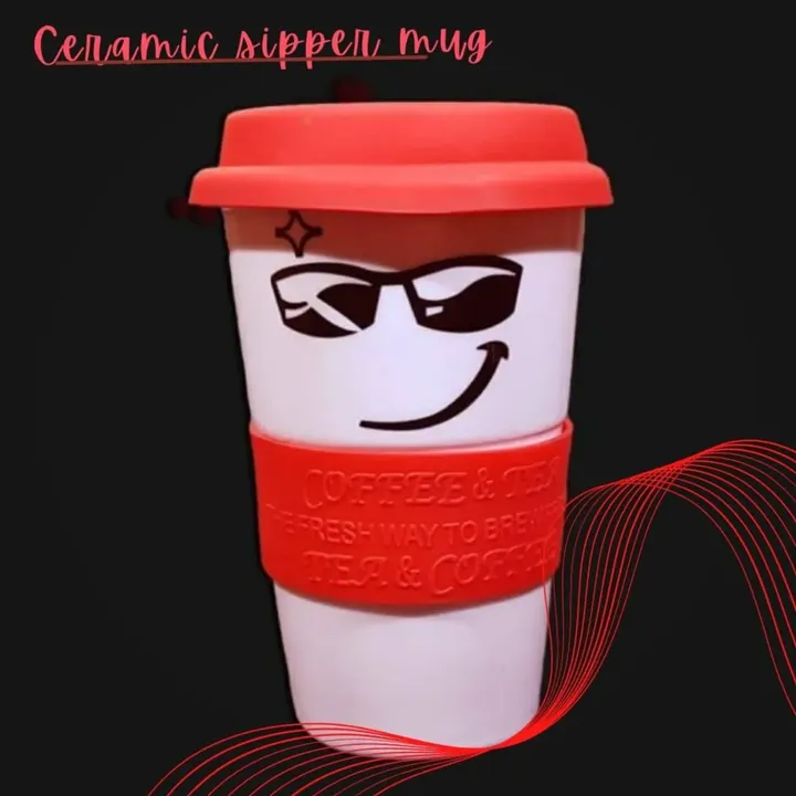 Ceramic sipper mug