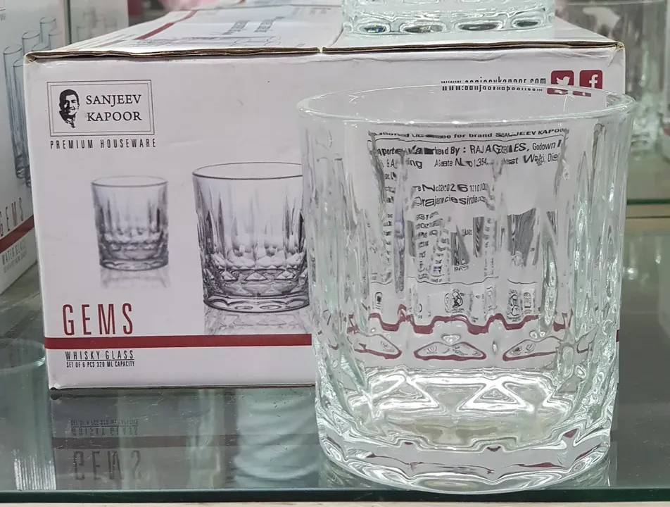 Sanjeev kapoor Gems glass set of 6 pcs