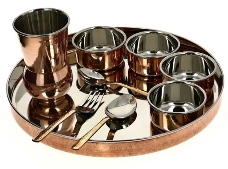 Copper thali set
