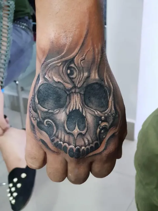 Skeleton Eye Tattoo