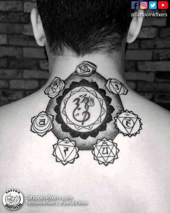 Seven Chakras Tattoo