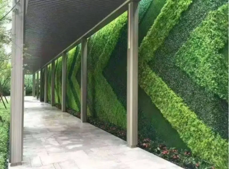 Green Wall Grass