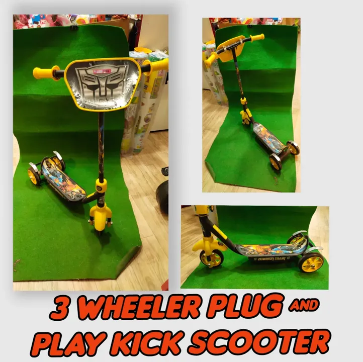 3 Wheeler Run & Play Kick Scooter