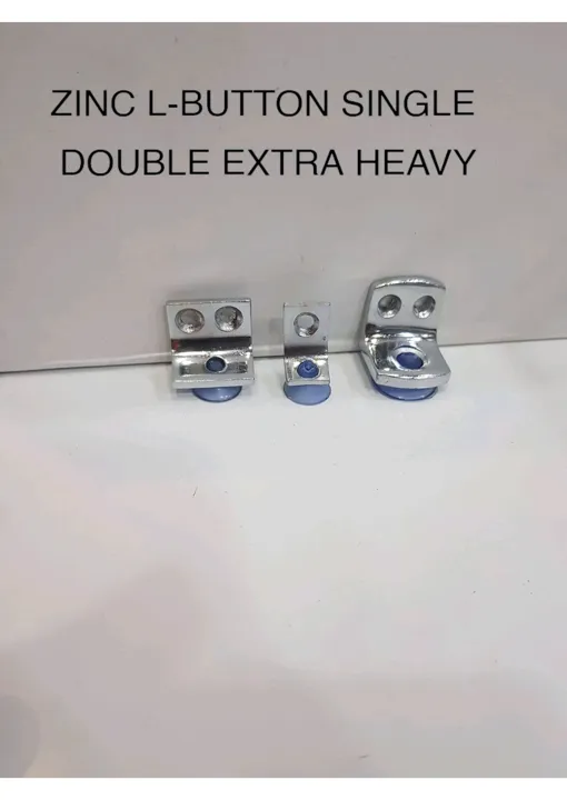 Zinc Single Double Extra Heavy L - Button