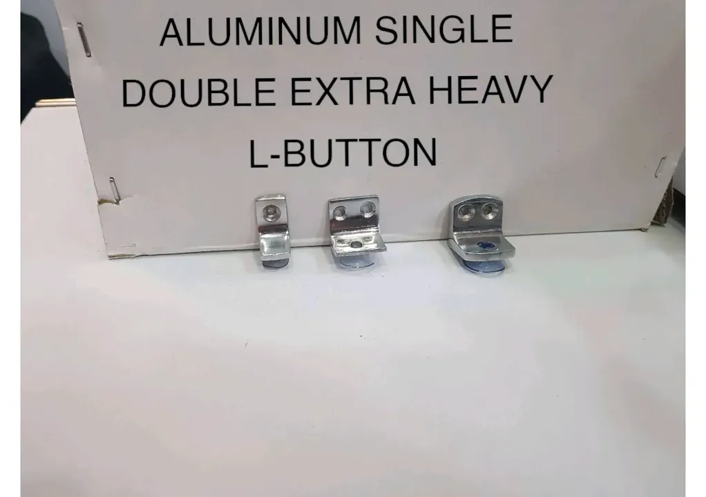 Aluminium Single Double Extra Heavy L - Button