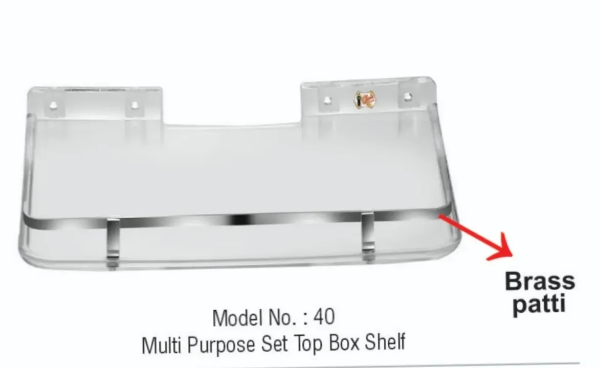 Model No.: 40 Multi Purpose Set Top Box Shelf