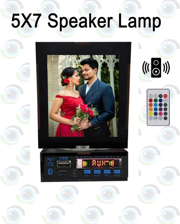 5x7 lamp with bt speaker