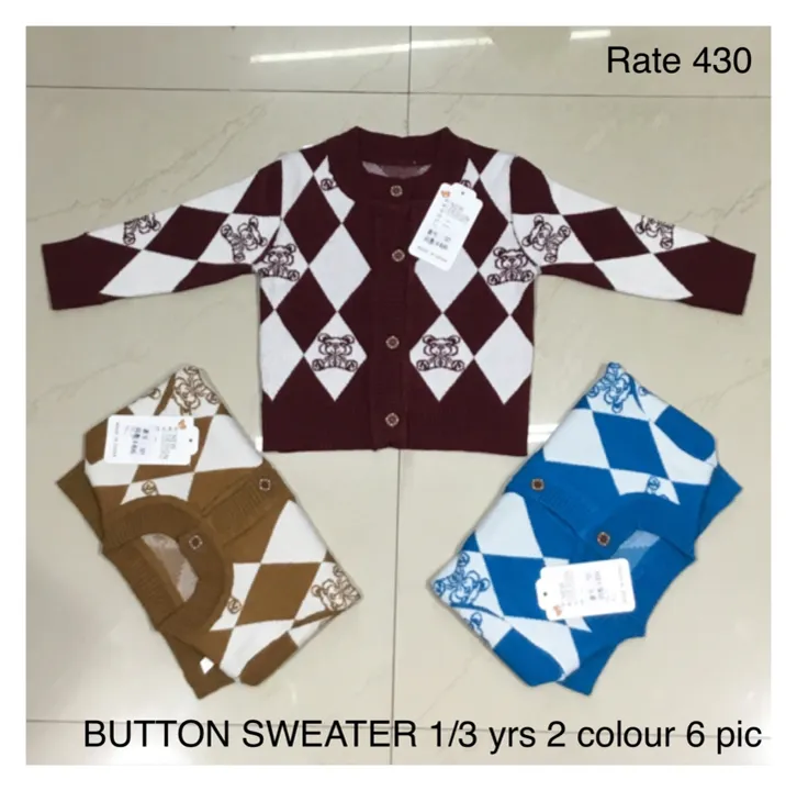 Button sweater 1/3 yrs