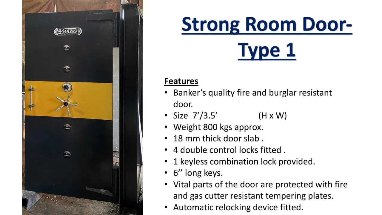 Strong Room Door-Type 1