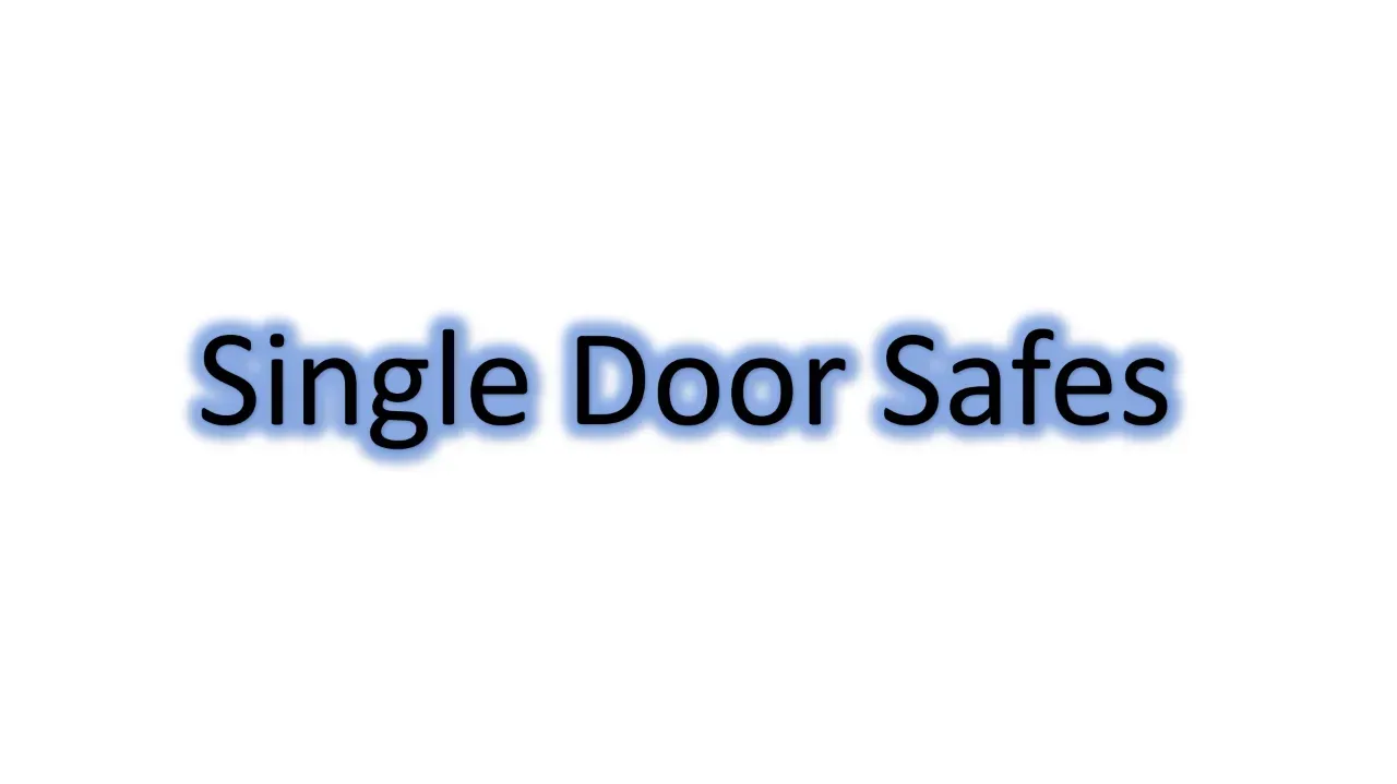 Single Door Safes